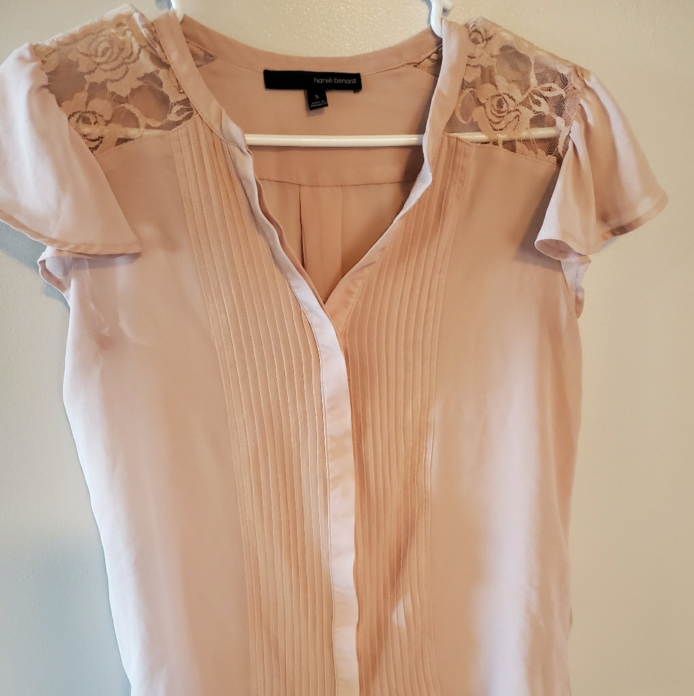 Blush pink blouse